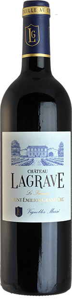 Bouteille de vin rouge - Château Lagrave - Sainte Emilion